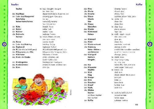 Buchcover und Innenansicht für das Buch: Das Grundschulwörterbuch Englisch