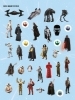 Buchcover und Innenansicht für das Buch: Star Wars: 1001 Sticker - Stickern - Rätseln - Ausmalen