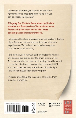 Buchcover und Innenansicht für das Buch: Things My Son Needs to Know About The World