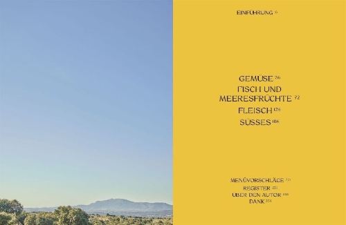 Buchcover und Innenansicht für das Buch: Die spanische Landküche