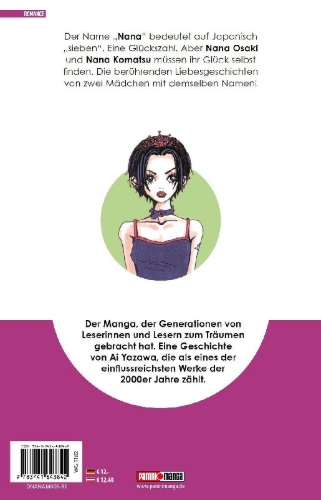 Buchcover und Innenansicht für das Buch: NANA 01