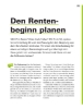 Buchcover und Innenansicht für das Buch: Meine Rente