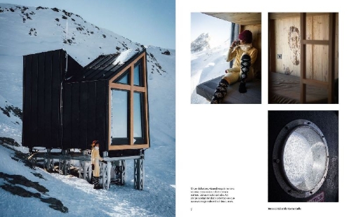 Buchcover und Innenansicht für das Buch: Alpine Refuges