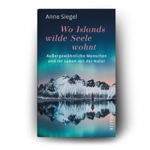 Buchcover und Innenansicht für das Buch: Wo Islands wilde Seele wohnt