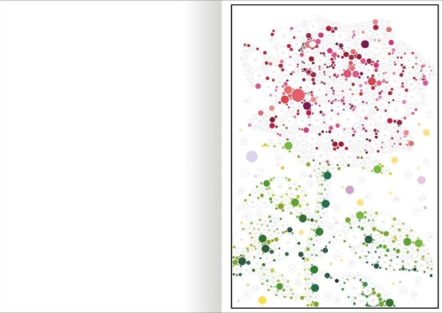 Buchcover und Innenansicht für das Buch: Stickern nach Zahlen - Wunderbare Natur