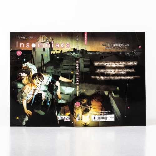 Buchcover und Innenansicht für das Buch: Kimi wa Houkago Insomnia