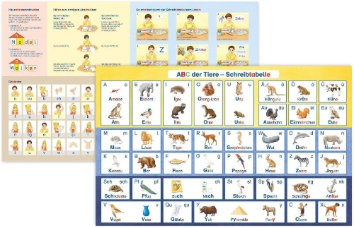 Buchcover und Innenansicht für das Buch: ABC der Tiere 1 Neubearbeitung - Die Silbenfibel® Kompakt