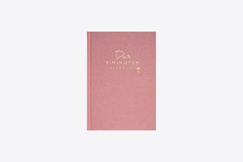 Buchcover und Innenansicht für das Buch: Das 6-Minuten-Tagebuch pur (orchidee)