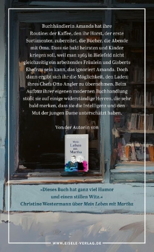 Buchcover und Innenansicht für das Buch: Das Fräulein Buchhändlerin