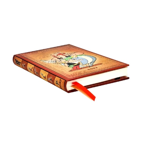 Buchcover und Innenansicht für das Buch: 12-Monatskalender 2027 Asterix & Obelix Mini Verso