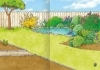 Buchcover und Innenansicht für das Buch: Mein Garten-Stickerheft