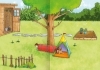 Buchcover und Innenansicht für das Buch: Mein Garten-Stickerheft