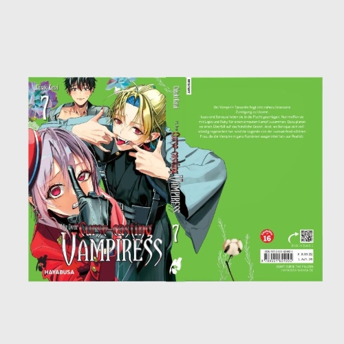 Buchcover und Innenansicht für das Buch: Boku no Noroi no Kyuketsuki