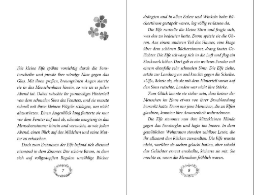 Buchcover und Innenansicht für das Buch: Hummelbi - Der geheime Elfenzauber