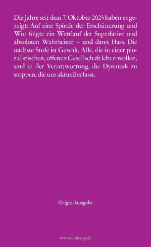 Buchcover und Innenansicht für das Buch: Israel, Palästina, Deutschland