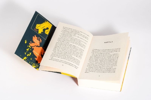 Buchcover und Innenansicht für das Buch: Koster Morden: Den femte dagen