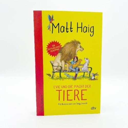 Buchcover und Innenansicht für das Buch: Evie und die Macht der Tiere