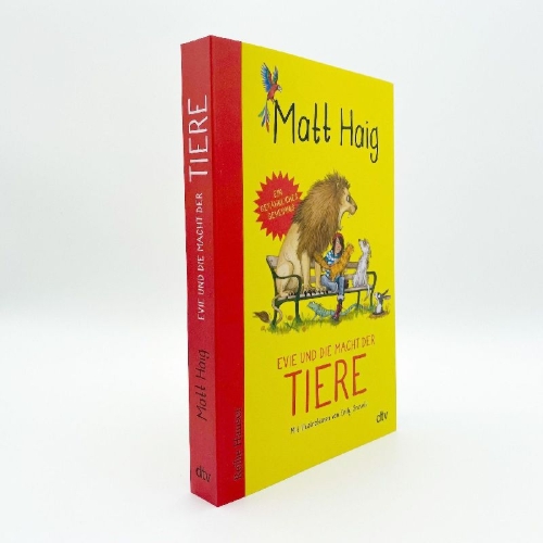 Buchcover und Innenansicht für das Buch: Evie und die Macht der Tiere