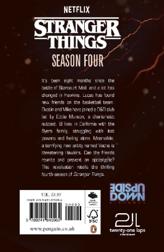 Buchcover und Innenansicht für das Buch: Stranger Things: Season Four