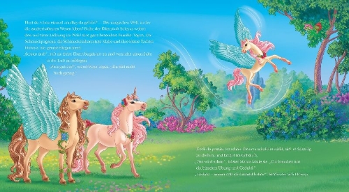 Buchcover und Innenansicht für das Buch: Schleich® BAYALA®: Florayas großes Einhorn-Abenteuer