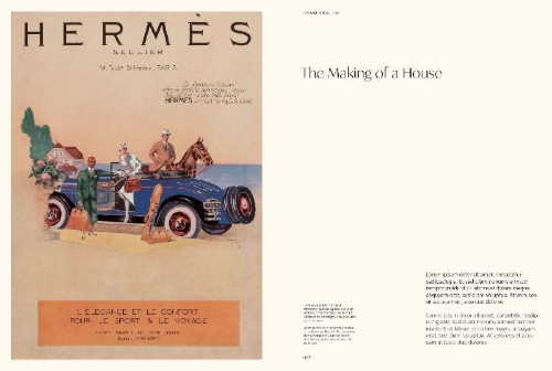 Buchcover und Innenansicht für das Buch: Masters of Fashion: Hermès