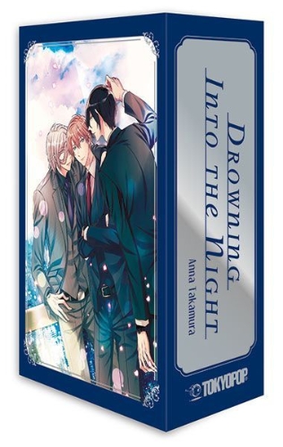 Buchcover und Innenansicht für das Buch: Drowning Into the Night 04 + Box