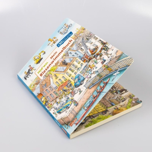 Buchcover und Innenansicht für das Buch: Hör mal (Soundbuch): Mein Riesenwimmelbuch