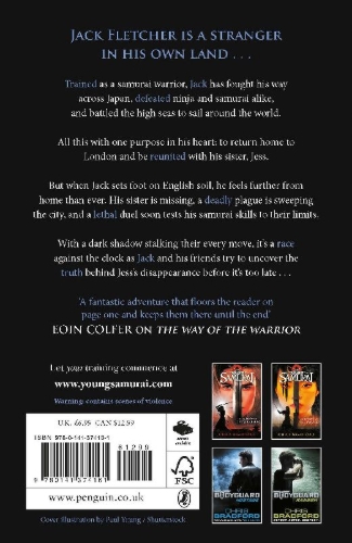Buchcover und Innenansicht für das Buch: Young Samurai 09: The Return of the Warrior