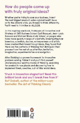 Buchcover und Innenansicht für das Buch: Alien Thinking