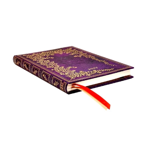 Buchcover und Innenansicht für das Buch: 12-Monatskalender 2027 New York Rose Midi Verso