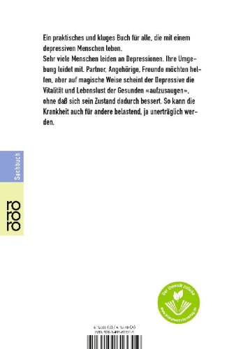 Buchcover und Innenansicht für das Buch: Wenn der Mensch, den du liebst, depressiv ist