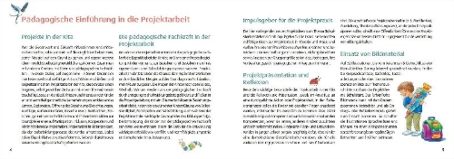 Buchcover und Innenansicht für das Buch: Neue Projekte in der Kita: Schulstart