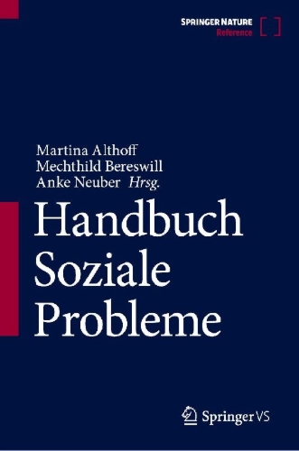 Buchcover und Innenansicht für das Buch: Handbuch Soziale Probleme