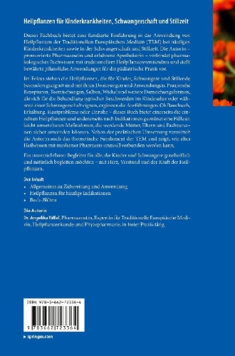 Buchcover und Innenansicht für das Buch: Heilpflanzen für Kinderkrankheiten, Schwangerschaft und Stillzeit