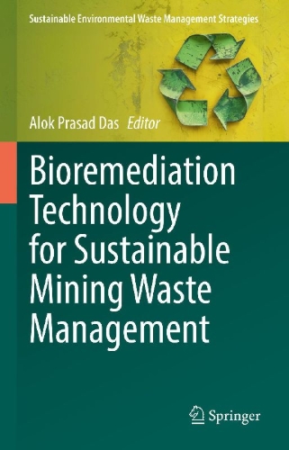 Buchcover und Innenansicht für das Buch: Bioremediation Technology for Sustainable Mining Waste Management