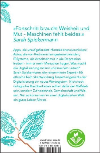 Buchcover und Innenansicht für das Buch: Digitale Ethik