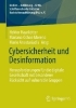 Buchcover und Innenansicht für das Buch: Cybersicherheit und Desinformation