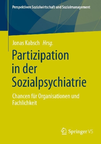 Buchcover und Innenansicht für das Buch: Partizipation in der Sozialpsychiatrie