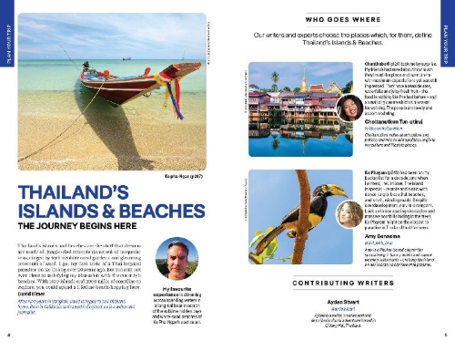 Buchcover und Innenansicht für das Buch: Lonely Planet Thailand's Islands & Beaches