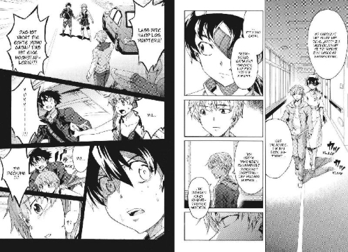 Buchcover und Innenansicht für das Buch: Mirai Nikki