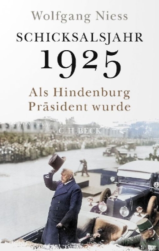 Buchcover und Innenansicht für das Buch: Schicksalsjahr 1925
