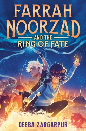 Buchcover und Innenansicht für das Buch: Farrah Noorzad and the Ring of Fate