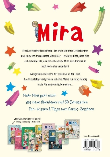 Buchcover und Innenansicht für das Buch: Mira #drama #snegleslim #fest