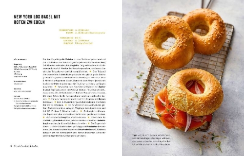 Buchcover und Innenansicht für das Buch: Airfryer-Blitzrezepte Backen