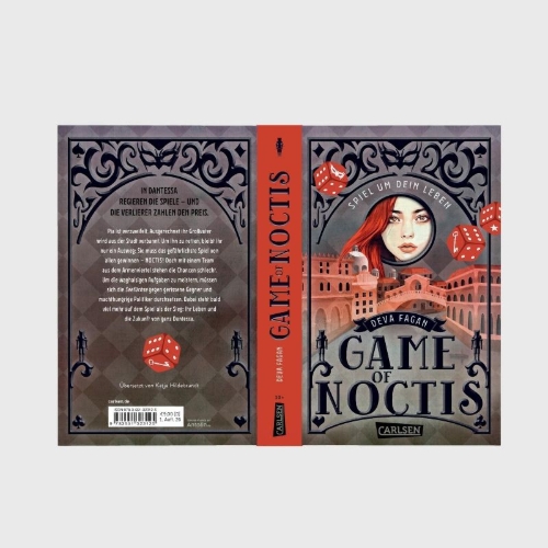 Buchcover und Innenansicht für das Buch: A Game of Noctis