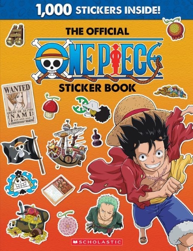 Buchcover und Innenansicht für das Buch: The Official One Piece Sticker Book