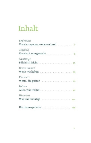 Buchcover und Innenansicht für das Buch: Irische Segensgebete