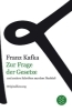 Buchcover und Innenansicht für das Buch: Zur Frage der Gesetze