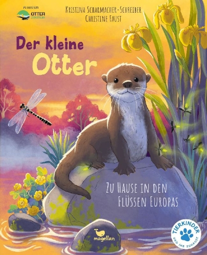 Buchcover und Innenansicht für das Buch: Der kleine Otter - Zu Hause in den Flüssen Europas