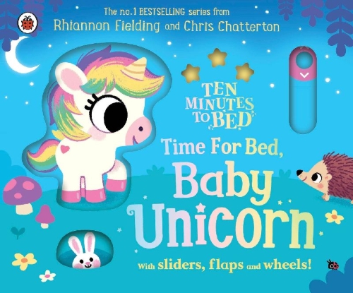 Buchcover und Innenansicht für das Buch: Ten Minutes to Bed: Time for Bed, Baby Unicorn
